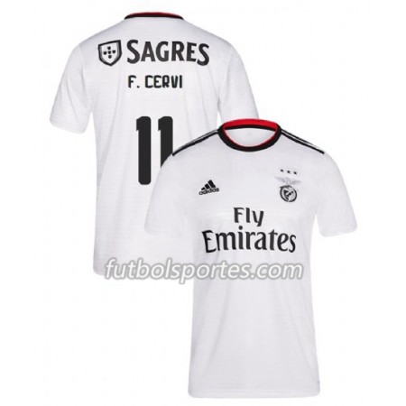 Camisetas Benfica Franco Cervi 11 Segunda Equipacion 2018/2019